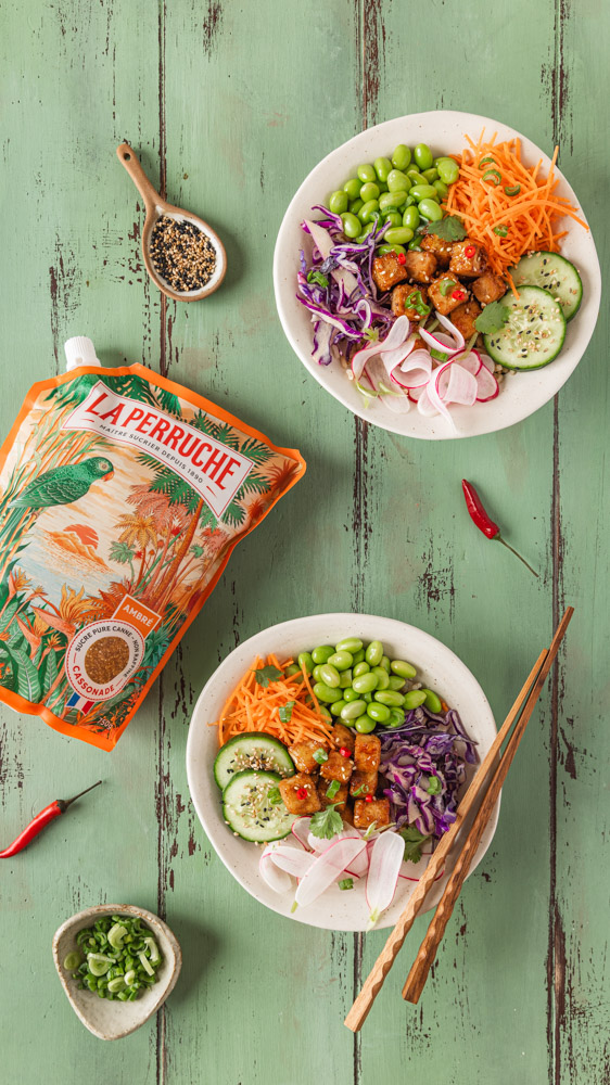 Bowl végétarien au tofu - La Perruche - photographies marque agroalimentaire