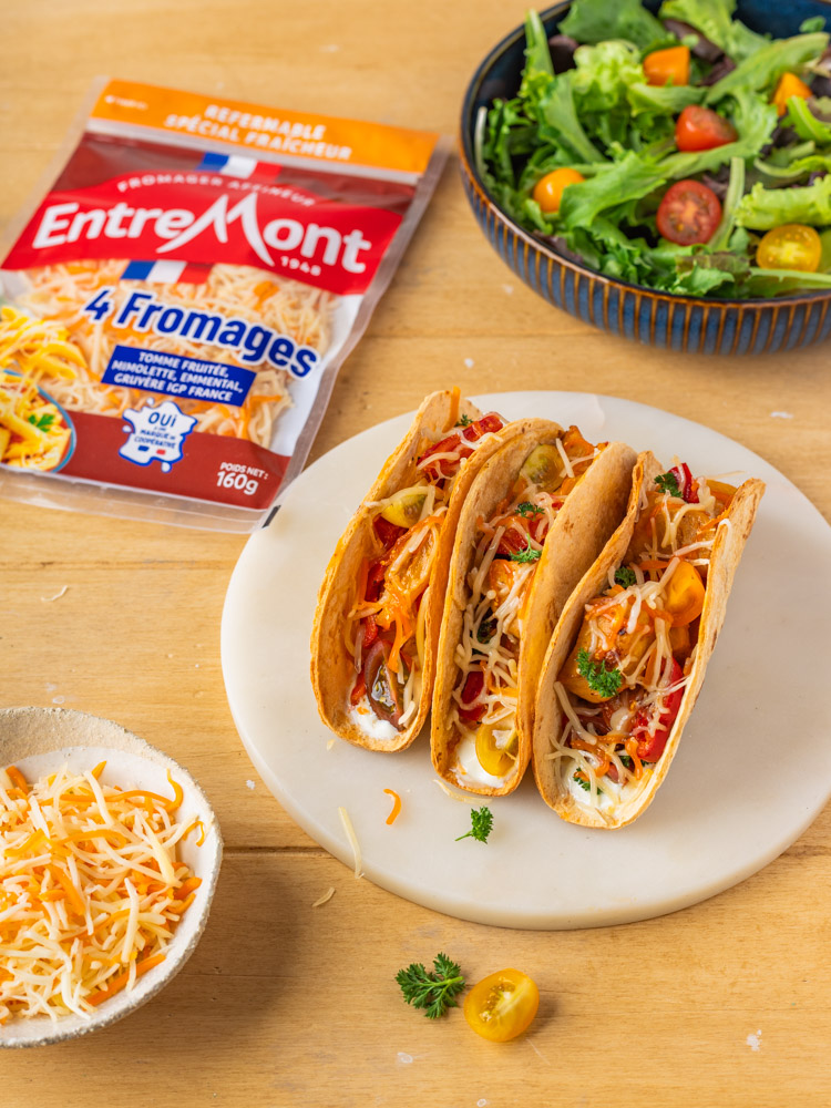 Entremont - Fajitas - création de contenus marques agroalimentaires